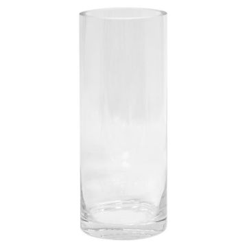 Jarrón cilíndrico de cristal SANSA OCEAN, transparente, 35 cm, Ø 12,5 cm Jarrón cilíndrico de cristal SANSA OCEAN, transparente, 35 cm, Ø 12,5 cm