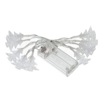 Guirnalda luminosa CASSATA con 10 abetos LED, pilas, 90 cm Guirnalda luminosa CASSATA con 10 abetos LED, pilas, 90 cm