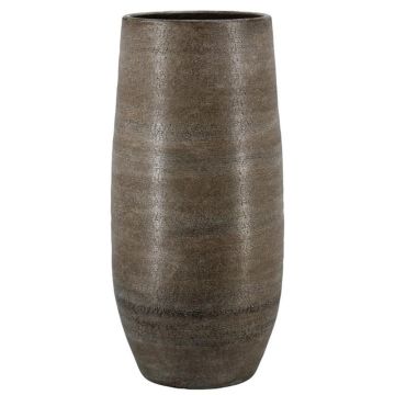 Jarrón grande de cerámica VINKAS con veteado, blanco, 90 cm, Ø 37 cm Jarrón grande de cerámica VINKAS con veteado, blanco, 90 cm, Ø 37 cm