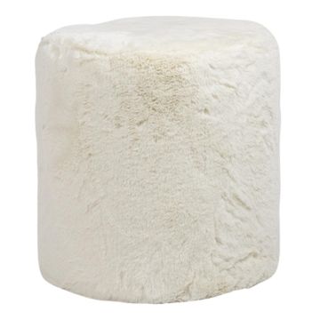 Taburete Teddy MILLE, liso, blanco, 45 cm, Ø 40 cm Taburete Teddy MILLE, liso, blanco, 45 cm, Ø 40 cm