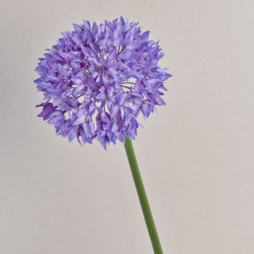 Flor decorativa de cebollino LISBETH, lila, 80 cm, Ø 15 cm