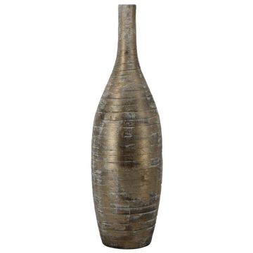 Jarrón de cerámica «Dekoflasche» RODYN con estrías, degradado de color, marrón, 80 cm, Ø 23 cm Jarrón de cerámica «Dekoflasche» RODYN con estrías, degradado de color, marrón, 80 cm, Ø 23 cm