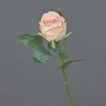 Rama de rosa artificial VRONI, rosa, 30cm, Ø6cm
