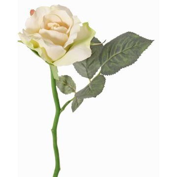 Rosa de plástico ELLI, crema-rosa, 30cm, Ø6,5cm Rosa de plástico ELLI, crema-rosa, 30cm, Ø6,5cm