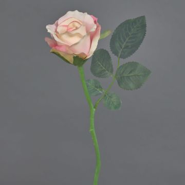 Rosa de plástico ELLI, rosa, 30cm, Ø6cm