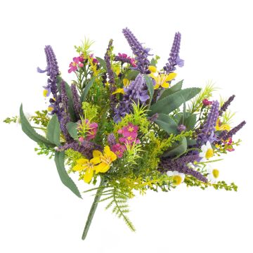 Ramillete decorativo de verano ERIFE ranúnculo, lavanda, de colores, 25cm, Ø20cm Ramillete decorativo de verano ERIFE ranúnculo, lavanda, de colores, 25cm, Ø20cm