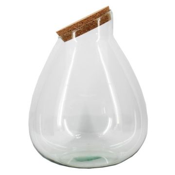 Tarro de cristal ELULY con tapa de corcho, reciclado, transparente, 45 cm, Ø 34 cm Tarro de cristal ELULY con tapa de corcho, reciclado, transparente, 45 cm, Ø 34 cm