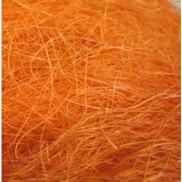 Fibra natural de sisal GIUSEPPA, naranja, 20 g Fibra natural de sisal GIUSEPPA, naranja, 20 g