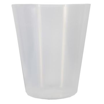 Recipiente interior de plástico KIPA para cestas de plantas, impermeable, transparente, 40 cm, Ø 35 cm Recipiente interior de plástico KIPA para cestas de plantas, impermeable, transparente, 40 cm, Ø 35 cm