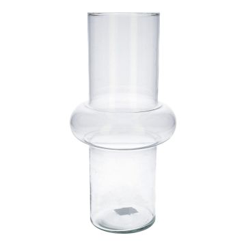 Jarrón de cristal ELSABEA, reciclado, transparente, 31 cm, Ø 15,1 cm Jarrón de cristal ELSABEA, reciclado, transparente, 31 cm, Ø 15,1 cm