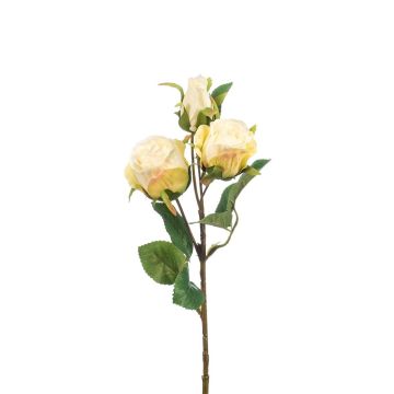 Rama artificial de rosa FREYDE, color crema, 45 cm, Ø 4-5 cm Rama artificial de rosa FREYDE, color crema, 45 cm, Ø 4-5 cm