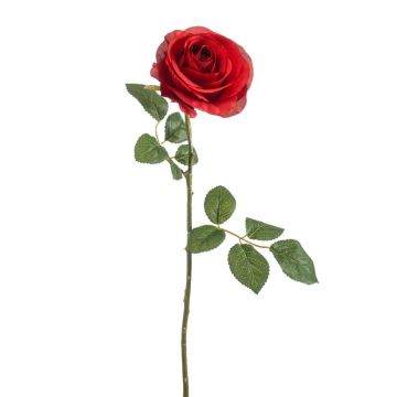 Rosa artificial BRUNETTE, roja, 70 cm, Ø 11 cm Rosa artificial BRUNETTE, roja, 70 cm, Ø 11 cm