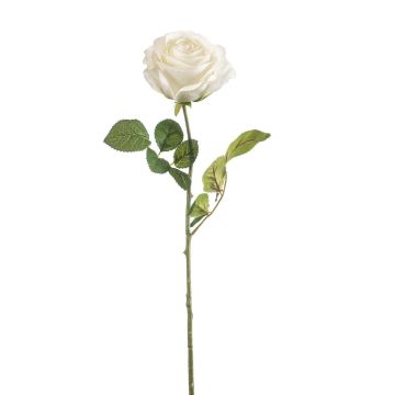 Rosa artificial BRUNETTE, blanca, 70 cm, Ø 11 cm Rosa artificial BRUNETTE, blanca, 70 cm, Ø 11 cm