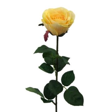 Flor artificial rosa NORLAN, amarilla, 70cm, Ø8cm Flor artificial rosa NORLAN, amarilla, 70cm, Ø8cm