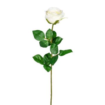 Flor artificial Rose NORLAN, color crema, 70cm, Ø8cm Flor artificial Rose NORLAN, color crema, 70cm, Ø8cm