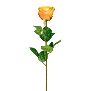Flor artificial rosa NORLAN, color albaricoque, 70cm, Ø8cm