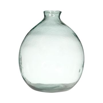 Jarrón de botella JOHANNAH, reciclado, transparente, 55 cm, Ø 46 cm, 54 L Jarrón de botella JOHANNAH, reciclado, transparente, 55 cm, Ø 46 cm, 54 L