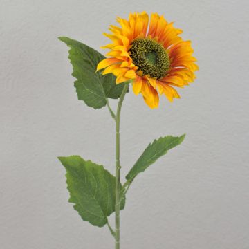 Girasol artificial ESDINA, amarillo-naranja, 75 cm, Ø 13 cm Girasol artificial ESDINA, amarillo-naranja, 75 cm, Ø 13 cm