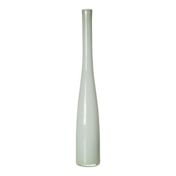 Jarrón esbelto de cristal NASTASYA, blanco, 60 cm, Ø 10 cm Jarrón esbelto de cristal NASTASYA, blanco, 60 cm, Ø 10 cm