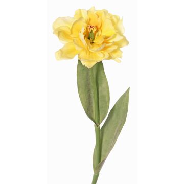 Tulipán artificial tipo «papagayo» STEFANIE, amarillo, 65 cm, Ø 14 cm Tulipán artificial tipo «papagayo» STEFANIE, amarillo, 65 cm, Ø 14 cm