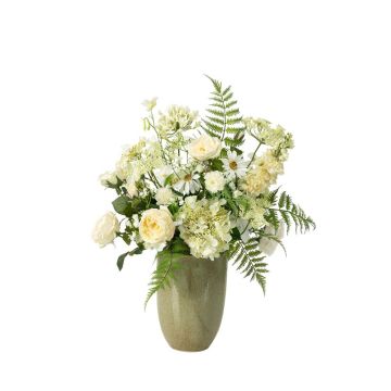 Ramo decorativo FEME, blanco, 70 cm, Ø 45 cm