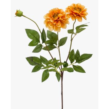 Flor artificial de dalia NAXOS con flores, amarillo anaranjado, 70 cm, Ø 10-11 cm Flor artificial de dalia NAXOS con flores, amarillo anaranjado, 70 cm, Ø 10-11 cm