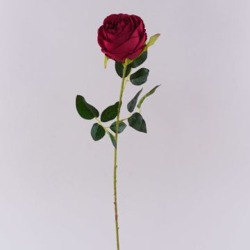 Flor de plástico rosa CHERLEN, roja, 65 cm, Ø 10 cm Flor de plástico rosa CHERLEN, roja, 65 cm, Ø 10 cm