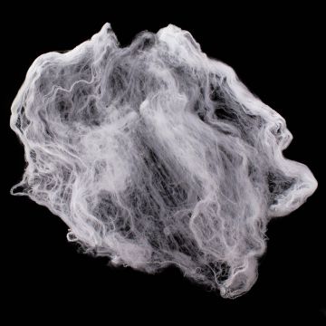 Decoración de Halloween: telaraña FORMIA, blanca con efecto UV, 50 g Decoración de Halloween: telaraña FORMIA, blanca con efecto UV, 50 g