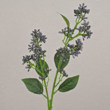 Rama artificial de viburnum LABIBA con capullos, azul, 60 cm, Ø 2,5-5 cm Rama artificial de viburnum LABIBA con capullos, azul, 60 cm, Ø 2,5-5 cm