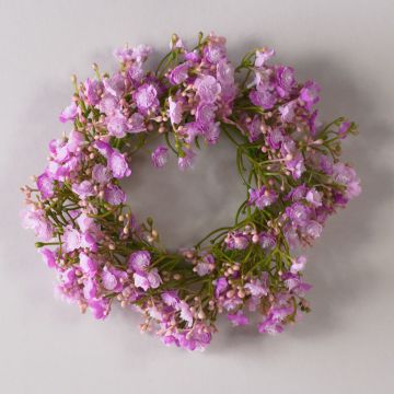 Corona decorativa de gypsophila LITAGO, rosa-violeta, Ø 20 cm Corona decorativa de gypsophila LITAGO, rosa-violeta, Ø 20 cm