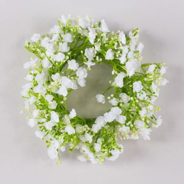 Corona decorativa de gypsophila LITAGO, blanca, Ø 20 cm Corona decorativa de gypsophila LITAGO, blanca, Ø 20 cm