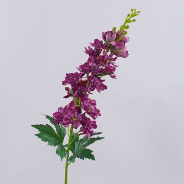 Flor artificial de espuela de caballero ZIRKAN, fucsia, 75 cm, Ø 9 cm