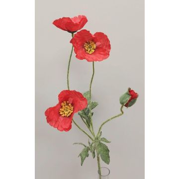 Rama de amapola artificial OXANDRINE, roja, 60 cm, Ø 6 cm Rama de amapola artificial OXANDRINE, roja, 60 cm, Ø 6 cm