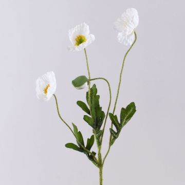 Rama de amapola artificial OXANDRINE, blanco crema, 60 cm, Ø 6 cm Rama de amapola artificial OXANDRINE, blanco crema, 60 cm, Ø 6 cm