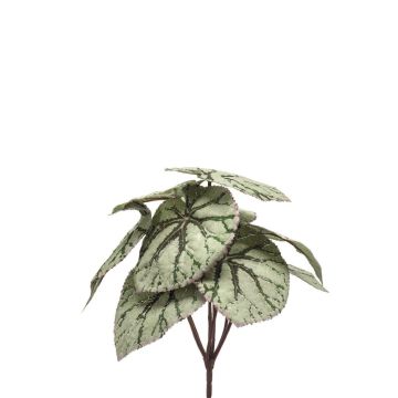 Planta artificial begonia de hojas BLAROM sobre varilla, crossdoor, verde-gris, 25cm Planta artificial begonia de hojas BLAROM sobre varilla, crossdoor, verde-gris, 25cm