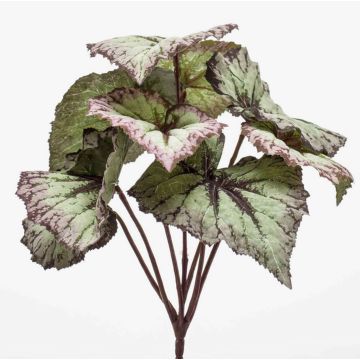 Planta artificial begonia de hoja BLAROM con soporte, Crossdoor, gris-lila, 25cm Planta artificial begonia de hoja BLAROM con soporte, Crossdoor, gris-lila, 25cm