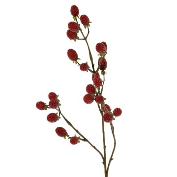 Rama artificial de zarzamora URUMA con frutos, roja, 90 cm Rama artificial de zarzamora URUMA con frutos, roja, 90 cm