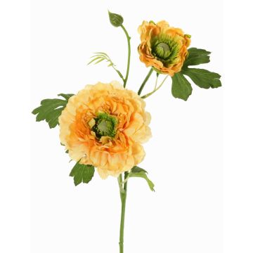 Ranúnculo artificial SAGARA, albaricoque-verde, 45cm, Ø5-9cm Ranúnculo artificial SAGARA, albaricoque-verde, 45cm, Ø5-9cm