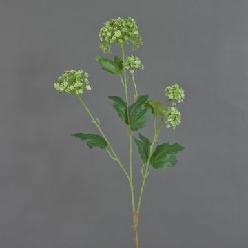 Rama artificial de viburnum TENSHI, verde, 90 cm, Ø 5-10 cm