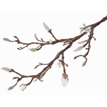 Rama textil de magnolia ASANI, blanca, 70cm Rama textil de magnolia ASANI, blanca, 70cm