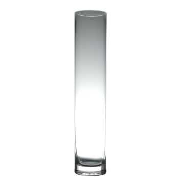 Florero cilíndrico de cristal SANSA EARTH, transparente, 35cm, Ø6cm Florero cilíndrico de cristal SANSA EARTH, transparente, 35cm, Ø6cm