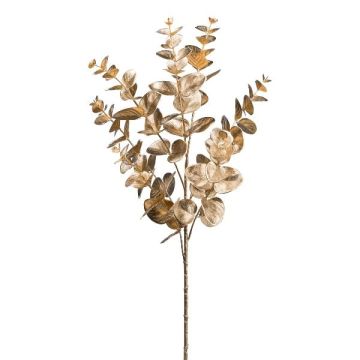 Rama decorativa de eucalipto SLOFER, dorado metalizado, 65cm Rama decorativa de eucalipto SLOFER, dorado metalizado, 65cm