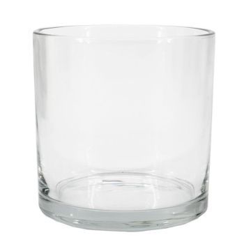 Vaso cilíndrico para velas SANSA OCEAN, reciclado, transparente, 12 cm, Ø 12 cm Vaso cilíndrico para velas SANSA OCEAN, reciclado, transparente, 12 cm, Ø 12 cm