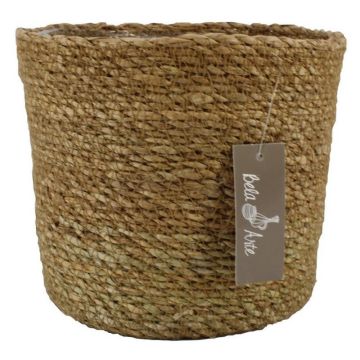 Cesta de algas marinas AMPARO, beige, 19 cm, Ø 21 cm Cesta de algas marinas AMPARO, beige, 19 cm, Ø 21 cm