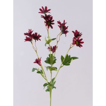 Margarita de terciopelo FENAS, rojo oscuro, 65cm, Ø4-5cm Margarita de terciopelo FENAS, rojo oscuro, 65cm, Ø4-5cm