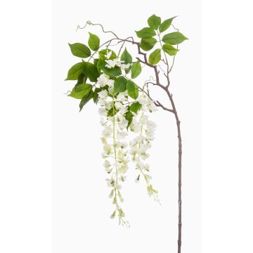 Flor artificial grande, ramita de glicinia NISSRINE con flores, blanca, 145 cm Flor artificial grande, ramita de glicinia NISSRINE con flores, blanca, 145 cm