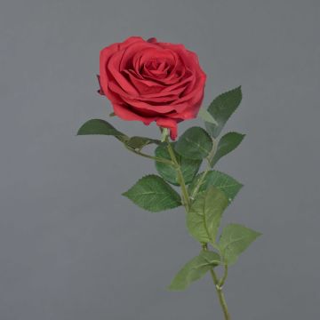 Rosa artificial KAILIN, roja, 65 cm, Ø 9 cm Rosa artificial KAILIN, roja, 65 cm, Ø 9 cm