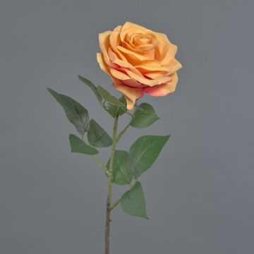 Rosa artificial KAILIN, naranja-rosa, 65 cm, Ø 9 cm Rosa artificial KAILIN, naranja-rosa, 65 cm, Ø 9 cm