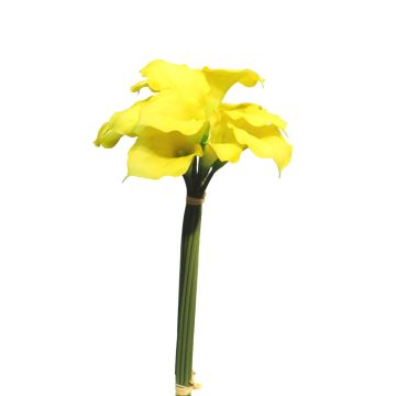Ramo de calas de plástico YONGHENG, amarillo-verde, 45 cm, Ø 25 cm Ramo de calas de plástico YONGHENG, amarillo-verde, 45 cm, Ø 25 cm