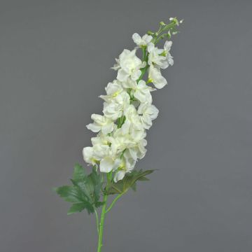 Flor decorativa delfinium JINGMUO, blanco, 90 cm, Ø 12 cm